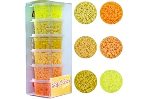 La Manuli Perline da Stirare Giallo - 3000 Pezzi 5mm - Perline a Fusione per Bambini, Accessori per Creazione Gioielli Fai da Te