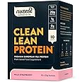 Vegan Protein Powders by Nuzest - Clean Lean Protein - Wild Strawberry - Plant Based Pea Protein Shake - Low Calorie & Low Carb - Gluten Free - Dairy Free - 25g x 10 (10 Servings)