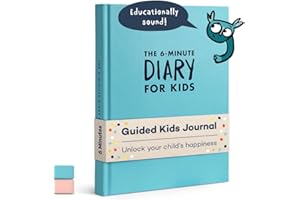 URBESTSELF 6-Minute Kids Diary – Kids Journal 6–12 to Develop a Happy Self, Mindfulness and Positive Habits – Gratitude Journal for Girls & Boys