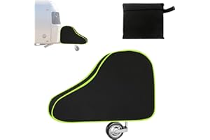 CUINIUNAID Deichselabdeckung Wohnwagen Wasserdicht Deichselabdeckung Universal Deichselhaube Anhänger mit Doppel-Klickverschluss Anhängerkupplung Abdeckung mit Reflektorbänd Deichselhaube Wohnwagen