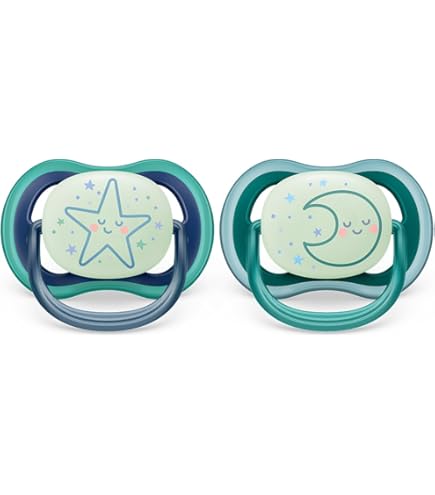 Chupetes Philips Avent Ultra Soft, Pack De 4 - Para Bebés 6-18 Meses, Silicona Anatómica, Sin BPA, Con Estuche Esterilizador