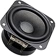 Qsvbeeqj 2.75Inch 70x70mm Bass Woofer 4Ohm 15W Bass Subwoofer Portable Square Loudspeaker For Home Theater Entertainment