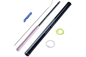 Seaquest Caña de Pesca Tenkara Rod Viajero Portátil Elástica Poste de Fundición con Tubo de Almacenamiento