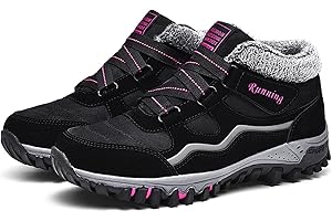 Moudn Winterschuhe Damen Warm Winterstiefel Boots Rutschfest Gummistiefel Gefütterte Schneestiefel Winter Outdoor Walking Wanderschuhe