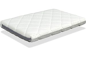 DORMISSIMO Matelas Bébé Berceau 90x40 Epaisseur 7 CM Mini Baby AIR - Déhoussable, Lavable, Adaptable et Respirant