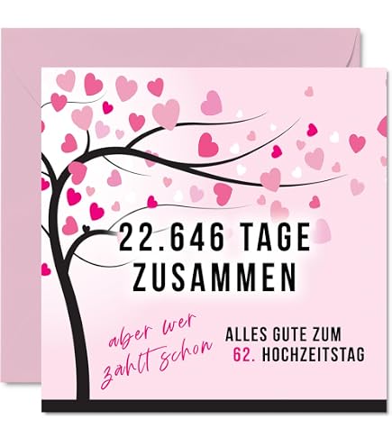 Jonny Javelin Glückwunschkarte Zum 65. Geburtstag – Mit Champagnerglas, Blumen & Geschenk-Motiv, Gestanzt, Mit Glitzer, 157x235 Mm