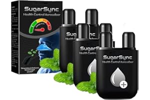 SPAYEIM Gfouk SugarSync Health Control vaporisateur SugarSync inhalateur nasal SugarSync Health Control aérosol favorise la circulation sanguine et protège votre santé (3pcs)