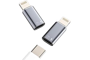 KEFIANY Cavo OTG Adattatore Audio Cuffie Adapter (2Pack) Lightning Maschio a USB C Femmina per Apple iPhone 14 Pro per iPad Dati Tipo C Carica Convertitore Ricarica Connettore Spina Telefonico Adattatori ip