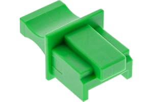 InLine 59942F - Juego de 100 Tapones Antipolvo para Conector RJ45, Color Verde