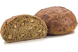 ‎VESTAKORN Vestakorn Handwerksbrot, Nussbrot 400g - frisches Brot – gebacken nach 24 Stunden Teigruhe, selbst aufbacken in 10 Minuten