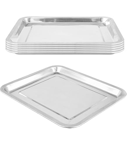GRIGLIA IN ACCIAIO inox piastre in acciaio inox vassoio da servizio per antipasti piatto EUR 16