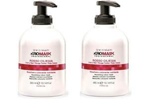 INEBRYA KROMASK - Rising MaskColor Cherry Red 300 ml (2 PIECES)