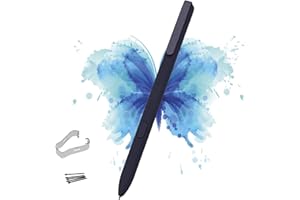 PEIDOG Marqueur pour tablette remarquable 1/2" - Stylet noir de remplacement sans gomme - Pas de charge/configuration nécessaire - Améliorez votre expérience numérique - Compatible avec les appareils EMR +