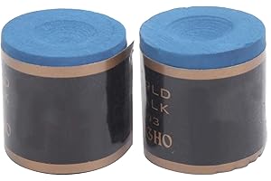 Pwshymi 2 Pezzi Stecca da Biliardo Punte Gesso Tavolo da Biliardo Antiscivolo Bastone Gesso Stecca da Biliardo Sfregamento Polvere Accessori da Biliardo per Gli Amanti del Biliardo