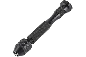 FOLOSAFENAR Gamme de préhension mandrin à main foret hélicoïdal mandrin perceuse à main gamme de préhension foret hélicoïdal pour la fabrication d'art pour suspendre des bijoux