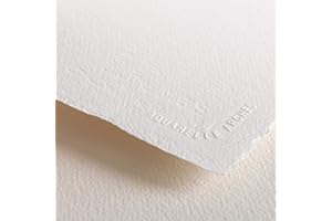 Arches Lot de 10 Feuilles Grain Torchon Blanc Naturel 300G 56X76 cm