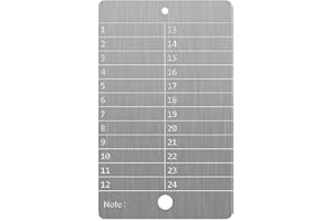 GANKE Bitcoin Cartera de acero, criptomoneda cartera para hardware Cold Wallet Backup, Bitcoin Crypto Seed Storage Compatible con todo el hardware BIP39 (individual)