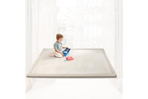 Vikbar vadderad babymatta 180 x 200 cm, halkfri babymatta, halkfri tjock babymatta, krypmatta för spädbarn, babymatta golv 2