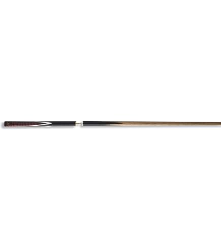 One Piece Peradon Joe Davis 3/4 Jointed Snooker Cue - English Made Ash & Ebony Pool Cue English Made Snooker