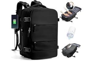 BJLFS Borse da Cabina per Ryanair 40x30x20 Bagaglio a mano Sottovuoto 40x20x25 Zaino da Viaggio con Sottovuoto impermeabile Donna Zaino Easyjet 45x36x20 Zaini Wizzair con porta scarpe