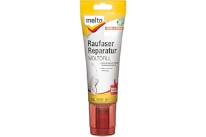 Molto Raufaser Reparatur Moltofill, Innen-Fertigspachtel für Raufaser-Wände, Weiß, 330 g