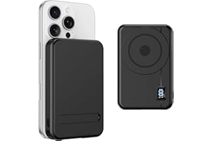 Magsafe Powerbank 10000mAh 22.5W Magnetische - Kabelloses Externe Handyakkus mit Typ-C-Eingang und -Ausgang USB-C, LED-Anzeige Kompatibel for iPhone 16 15 14 13 12 Pro Max Serie, Galaxy Muctsda