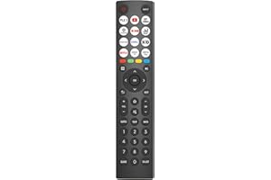 MYHGRC Nouvelle Remplacement Télécommande Hisense pour Hisense VIDAA LCD LED 4K UHD Intelligente télévision- Aucun Réglage Requis