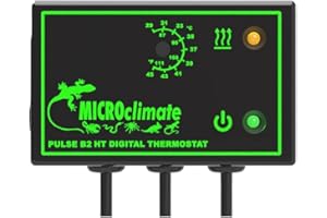 Microclimate Pulse B2 HT High Temperature Reptile Thermostat Black