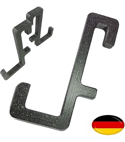 IKEA Skadis – Set Di 3 Ganci Grigi Per Pannello Forato, Acciaio Zincato, Organizer Da Parete Per Chiavi E Utensili - 4