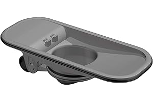 LUX ELEMENTS clapet anti-odeur pour TUB LINE, TUB-LINE BAZ STOP LTUBE1288, gris