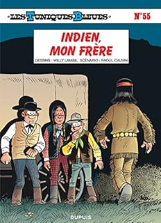 jaquette livre Les Tuniques Bleues - tome 55 - Indien, mon frère
