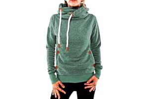 Cindeyar Damen Hoodie Winter Pullover Kapuzenpullover Langarm Baumwoll Mischung Warmer Sweatshirt Kapuzenjacke