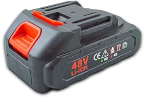 Mediawave Store - Batteria a Litio Ricaricabile per Mini Motosega Elettrica, Accessori Per Mini Motosega Portatile, Batteria a Litio per Utensili a Batteria e a Mano (48W)