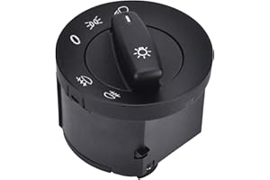 KASTURRBOO KASturbo Lichtschalter für Touran P-assat T-iguan, Scheinwerfer Nebels Ferschalter für Golf Passat 1K0941431Q 1T1941431C