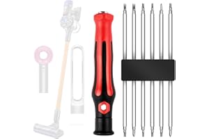 FIXBETTER Dyson - Herramienta de reparación de secador de pelo y aspiradora, juego de destornilladores resistentes 6 en 1 con estrella Torx y herramientas de desmontaje para Dyson V6/V7/V8/V10/V11