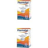 Pharmaton 50 Plus Multivitamin, Mineraller ve Omega 3 İ&ccedil;eren Kaps&uuml;l, 30 Kaps&uuml;l, 2 Adet