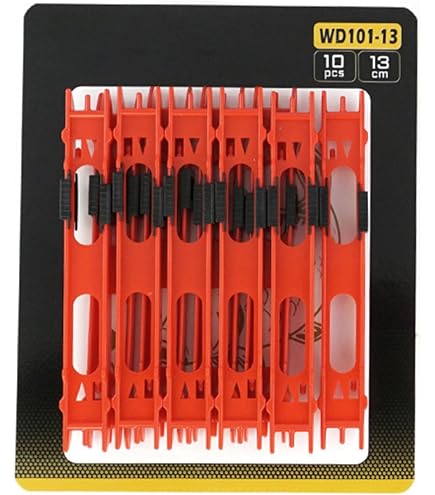 Bas De Ligne Clipot Acier RAGOT - 3 Clipots 7cm Longueur 90cm - Pêche Tortue