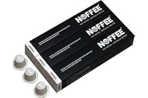 Noffee: Premium Chicory Coffee Alternative | Caffeine-Free, Gut-Friendly, Gluten-Free, and Vegan | Sustainably Sourced Medium to Dark Blend for Versatile Brewing | Compostable Pods (24 Pods)