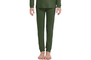 woolcano Kinder Thermounterhose aus 100% Merinowolle, Atmungsaktive Funktionswäsche für Jungen und Mädchen