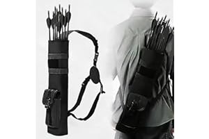 ZSHJGJR Rückenköcher Back Pack Traditional Köcher für Pfeile Bogenschießen Rückenpfeil Köcher für Recurve/Compound Bogen Jagd Zielübungen für Jugendliche und Erwachsene