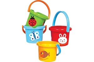 Gowi Toys 558-01 Secchiello Natura Selvaggia (Confezione da 2 - I Design variano)