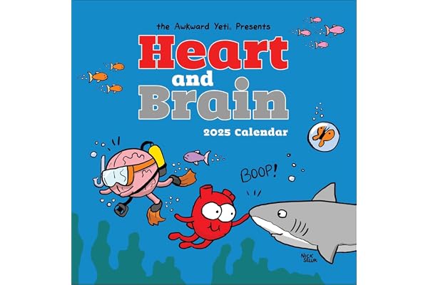 Heart and Brain 2025 Wall Calendar