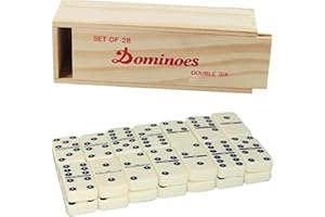 Tomatoys Domino Jeu de société ou Domino professionnel 28 pièces. Dominos : classique, sophistiqué, et toujours amusant. Ajoutez du style à vos moments de stratégie avec ce jeu de société