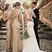 Mermaid Prom Dress Bridesmaid Gown Evening Dress Party Dress (UK12, rose gold)
