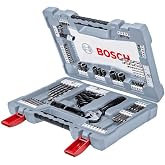 Bosch Professional 91 par&ccedil;a u&ccedil; ve matkap ucu birinci sınıf X-Line seti (beton matkap ucu, fayans matkabı, evrensel tutucu, de