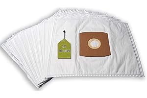 eVendix Bolsa para aspiradora Adecuada para Daewoo RC 320 | 10 Bolsas de Polvo + 2 microfiltros + 2 filtros de Motor | Similar a la Bolsa Original: RC 300