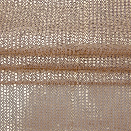 Designer Netzstoffdekor 63″ Wide Hochzeit Dichten Paillettenstoffe Als Meterware - 5