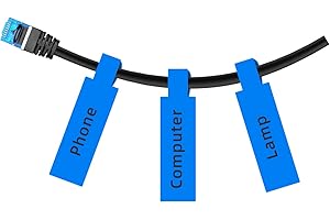 NIIMBOT Nastro adesivo per stampante (1,2 x 10,9 cm) con autoadesivo per etichette D11/D110/D101/H1S, 1 rotolo da 65 pezzi, colore: blu