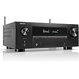 Denon AVR-X2800HDAB 7.2-Kanal AV-Receiver, HiFi Verstärker mit Dolby Atmos, DTS:X, 6 HDMI Eingängen und 2 Ausgängen, 8K HDMI,