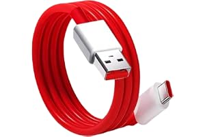 Hsupez USB C-kabel, 100 W, 10 A, 2 m, stöder Super Vooc, Warp Charge, typ C, laddningskabel, kompatibel med OnePlus 13/13R/12/15/11/10/9/8, kompatibel laddare krävs